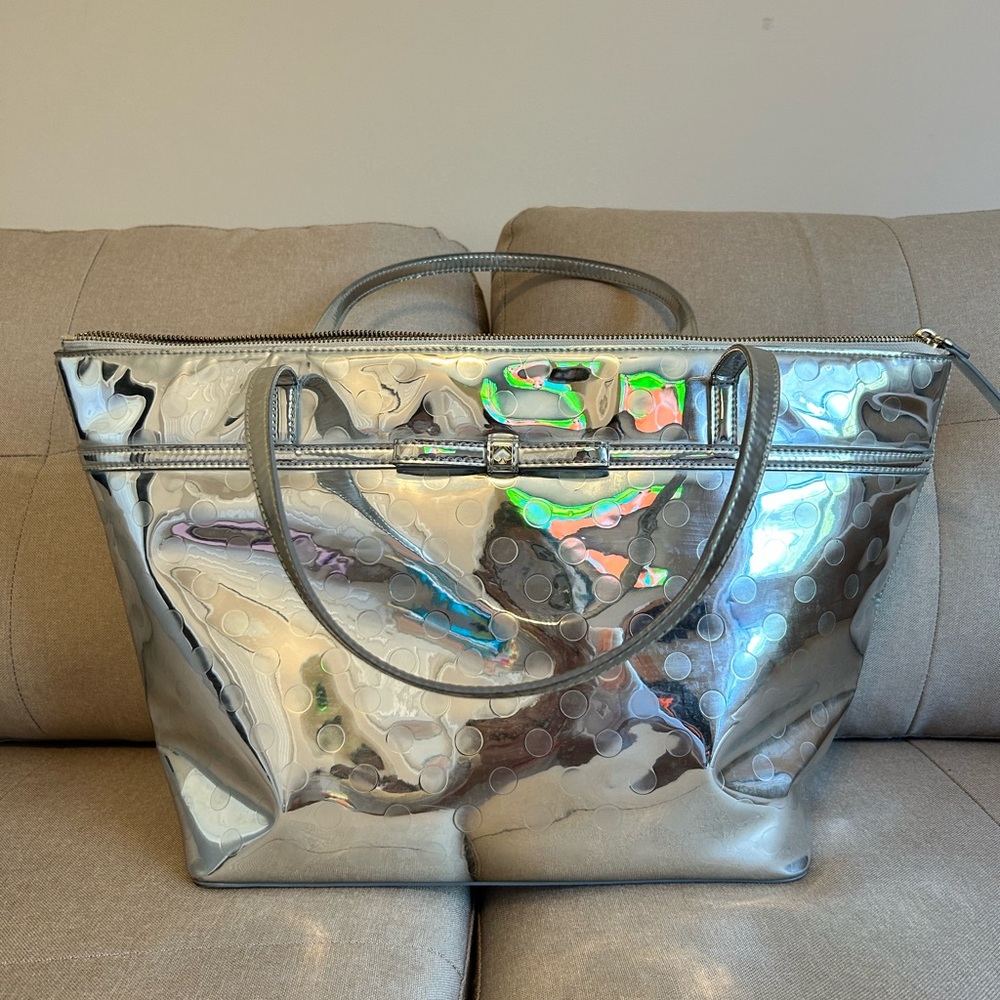 Kate Spade metallic tote